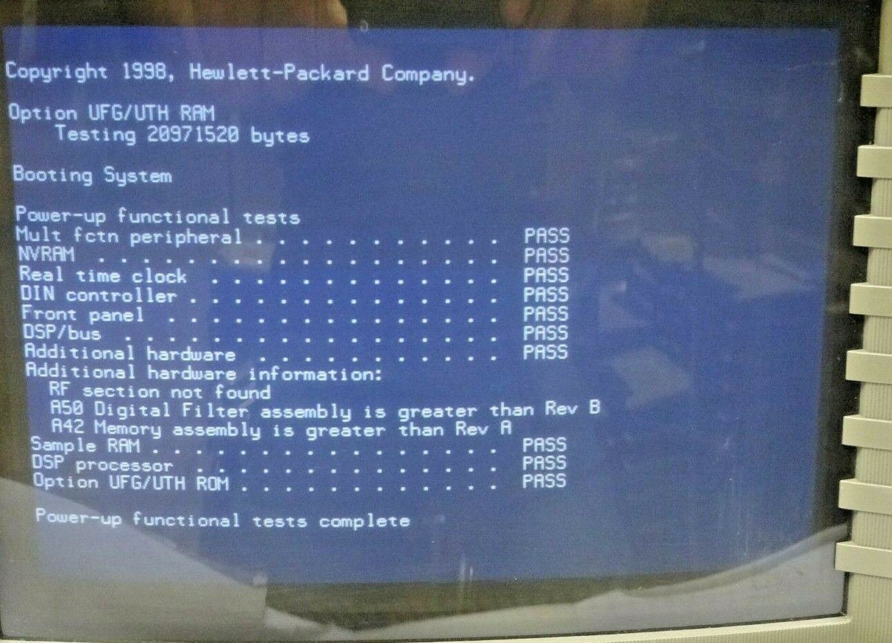 Hewlett Packard HP 89441A Vector Signal Analyzer System