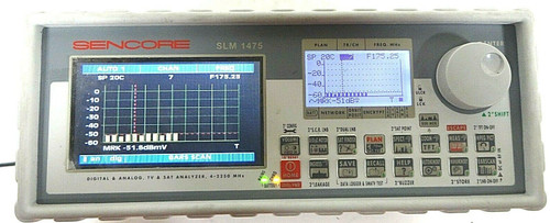 SENCORE SLM1475 FM C & TV & SAT Analyzer 4 - 2250 MHz Free Shipping 