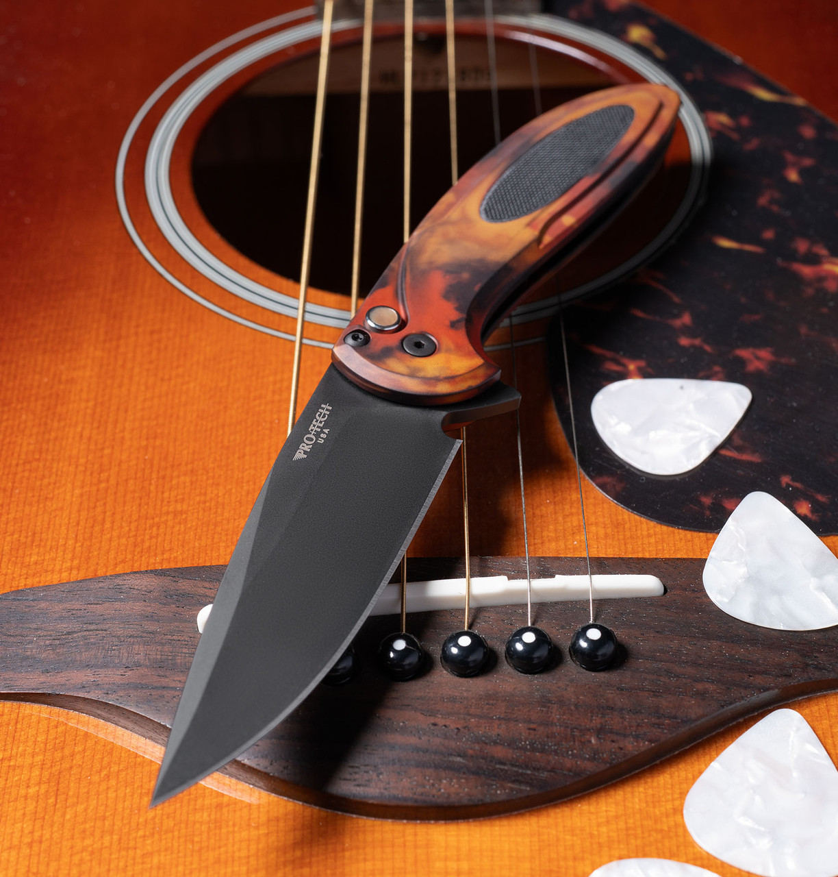 Cambria Del Fuego Flipper Knife | Pro-Tech Knives
