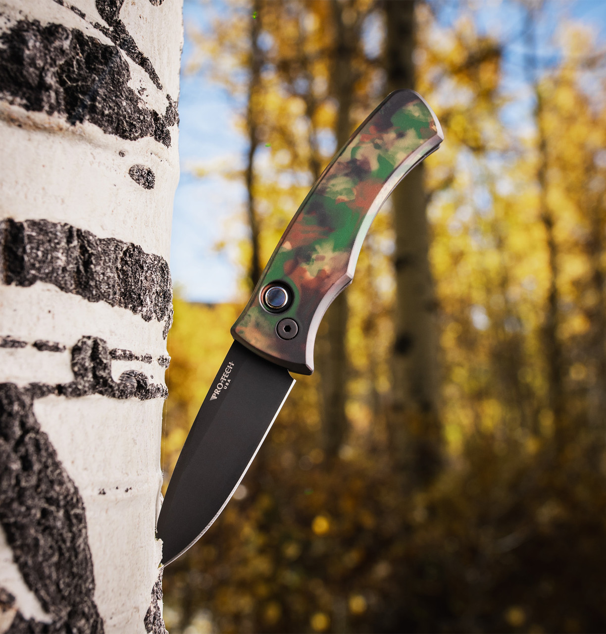 Duke 2 - 2103 Woodland Knife | Pro-Tech Knives