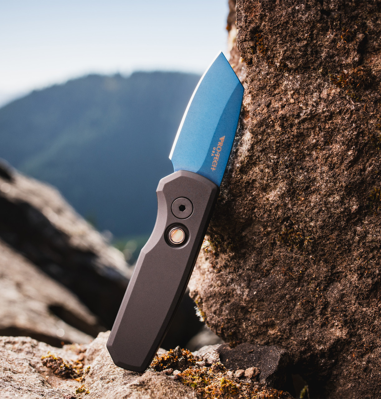 Runt 5 - R5203 Sapphire Blue Knife | Pro-Tech Knives