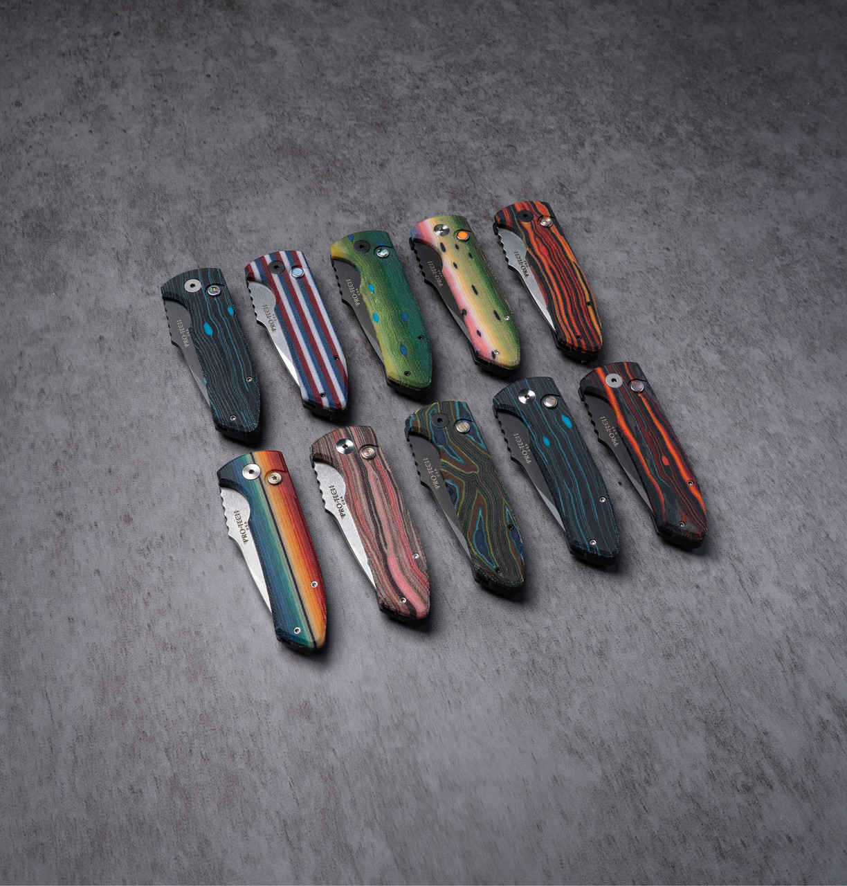 スクレラデュレ　ケープ SBR Unique Micarta Knife | Pro-Tech Knives