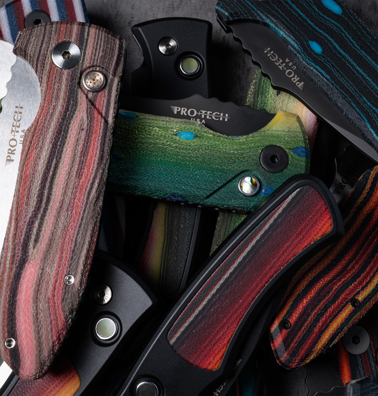 スクレラデュレ　ケープ SBR Unique Micarta Knife | Pro-Tech Knives