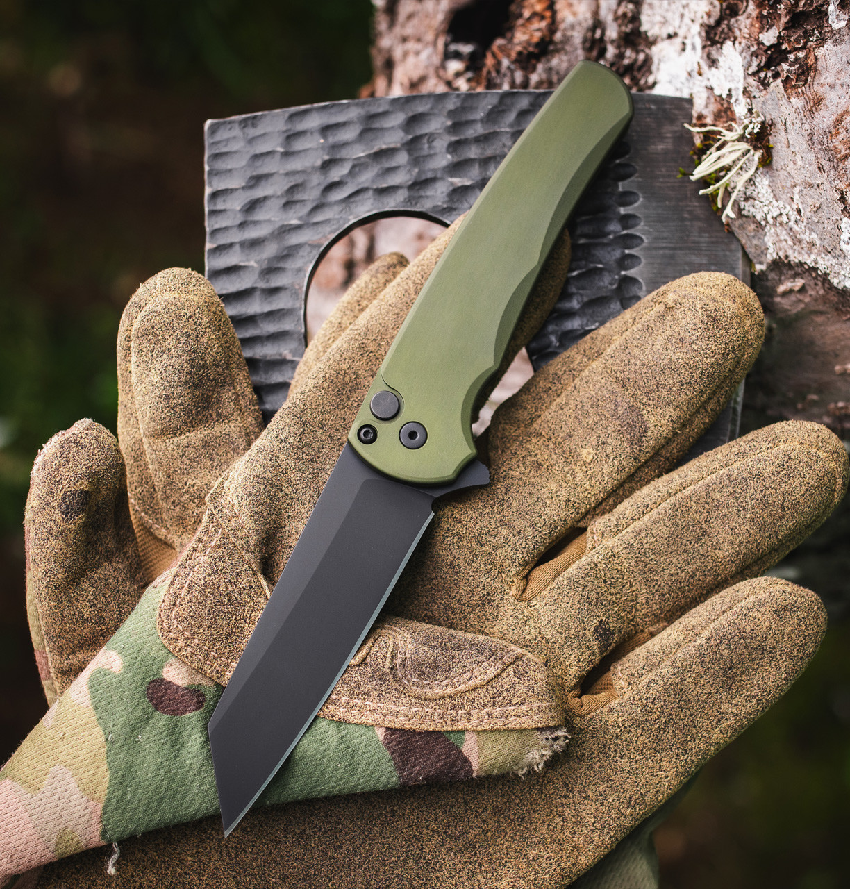 Malibu - 5403 Green Knife | Pro-Tech Knives