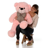 3ft pink teddy bear you’ll be wowed by how big and soft she is, meet Lady Cuddles from Giant Teddy