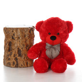 Oversized Red Teddy Bear Bitsy Cuddles 30in