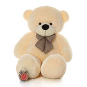 5ft Huge Cream Teddy Bear Cozy Cuddles