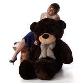 5ft Brownie Cuddles Chocolate Brown Teddy Bear