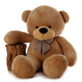 6ft Life Size Cutest and Huggable  Brown Teddy Bear Shaggy Cuddles