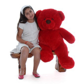 3ft Big Red Riley Chubs Huggable and Cuddly Teddy Bear Gift