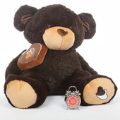 Sugar Pie Big Love chocolate brown teddy bear 47in