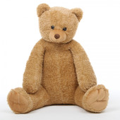 Honey Tubs amber brown teddy bear 36in