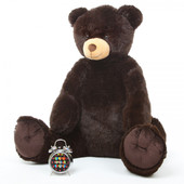 Baby Tubs chocolate brown teddy bear 42in