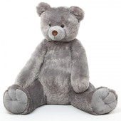 Sugar Tubs Large Grey Cuddly Plush Teddy Bear 48in