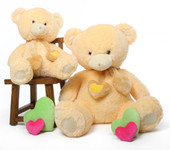45in Cream Vanilla Sweet Hugs Teddy Bear