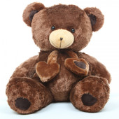 3ft Chestnut Huge Teddy Bear Lucky Hugs