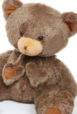 3ft Mocha Brown Huge Teddy Bear Cheeky Hugs