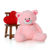 Adorable 45 Inch Huge Teddy Bear in Sitting Position