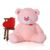 5 Foot Super Soft Giant Pink Teddy Bear