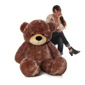 5ft  Huggable Mocha Brown Teddy Bear Gift From Giant Teddy Bear