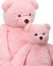 Darling Tubs pink teddy bear 52in
