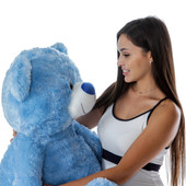 Beautiful Blue Sitting Position Teddy Bear Gift