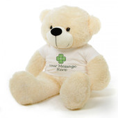 38in Cozy P. Cuddles Personalized St. Patricks Day Teddy Bear
