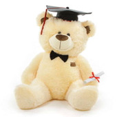 Graduation Teddy Bear with Cap and Diploma