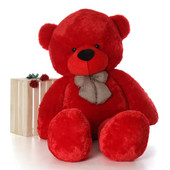 Life Size Red Teddy Bear Plush Gift Bitsy Cuddles 72in