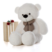 Life Size White Teddy Bear Coco Cuddles 60in