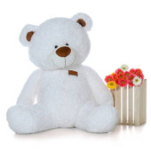 52 Inch Giant White Super Soft Teddy Bear