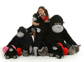 Big Stuffed Gorilla Family