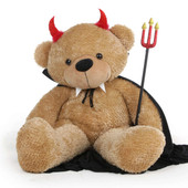 Teddy Bear in Devil Costume