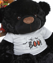 Huge Black Halloween Teddy Bear