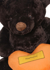 Big Halloween Teddy Bear - Happy Halloween Pillow