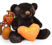 Our life size Halloween Teddy Bear is all heart!