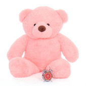 Big Pink Teddy Bear Gigi Chubs huggable gift 48in