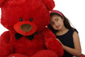 Randy Shags is a huge 52in red teddy bear for Valentine’s Day!