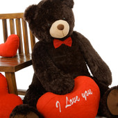 Baby Tubs 42in Teddy Bear with Red I Love You Heart