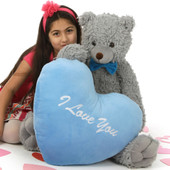 Sugar Woolly Tubs 32in Valentine’s Day Teddy Bear