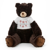 2½ ft Baby Tubs Cuddly Dark Brown Prom Teddy Bear (Prom? - Tiny Kisses)