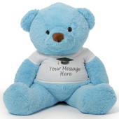 48in Personalized Chubs Graduation Bear, Blue