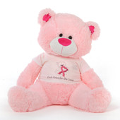 45in Pink Giant Teddy Bear Lulu Shags Breast Cancer Awareness