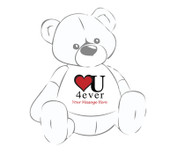Heart You Forever Giant Teddy Personalized T shirt