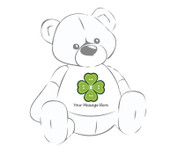 Personalized St. Patrick’s Day Heart 4 Leaf Clover Giant Teddy Bear Shirt