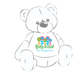 Personalized “Spring is here!” w/flowers Giant Teddy Bear shirt