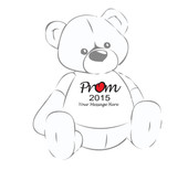 Prom 2015 Personalized Giant Teddy Bear