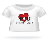 I love you Prom 2015 Giant Teddy Bear T-shirt