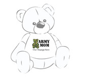 Camouflage Bear Army Mom Personalized Giant Teddy Bear shirt