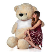 72 in Super Soft Giant Cream Teddy Bear gift